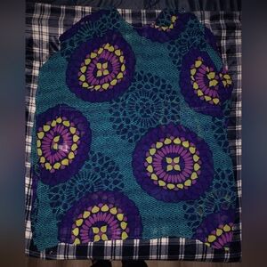 Old Navy Teal and Purple Swim Coverup